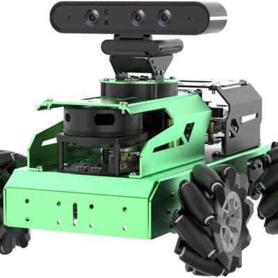 HIWONDER ROS2 ROS1 Robot Car for Jetson Nano with Lidar Depth Camera AI Vision, Smart Robot Kit SLAM Mapping Navigation Path Planning Autonomous Driving, JetAuto Standard Kit & Jetson Nano 4GB