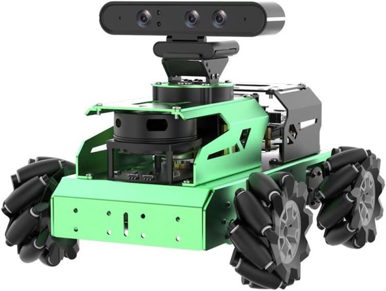 HIWONDER ROS2 ROS1 Robot Car for Jetson Nano with Lidar Depth Camera AI Vision, Smart Robot Kit SLAM Mapping Navigation Path Planning Autonomous Driving, JetAuto Standard Kit & Jetson Nano 4GB
