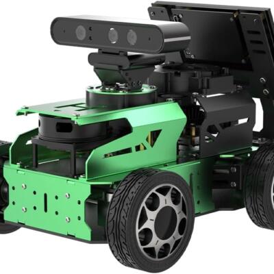 HIWONDER ROS2 ROS1 Robot Car JetAcker for Jetson Nano with Lidar Depth Camera AI Vision, Smart Robot Kit SLAM Mapping Navigation Path Planning Autonomous Driving, Standard Kit & Jetson Nano 4GB