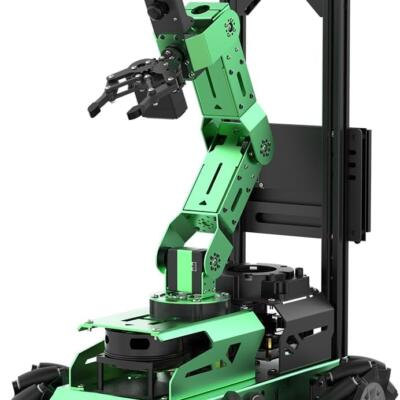 HIWONDER JetAuto Pro ROS2 Robot Car with 5DOF AI Vision Robot Arm Supports SLAM Mapping/Navigation/Autopilot/Python for Engineering Students and Adults (Advanced Kit with Jetson Nano 4GB)