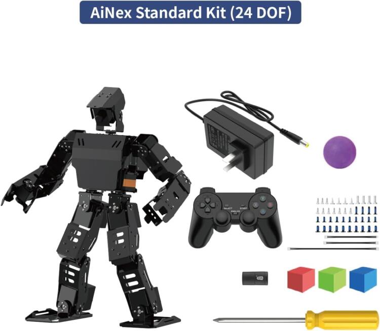 HIWONDER AiNex ROS Education AI Vision Humanoid Robot Powered by Raspberry Pi 5 Biped Inverse Kinematics Algorithm Learning Teaching Kit Standard Kit (Pi 5 4GB) - Image 9