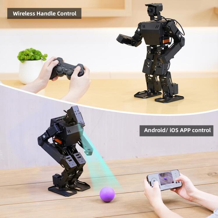 HIWONDER AiNex ROS Education AI Vision Humanoid Robot Powered by Raspberry Pi 5 Biped Inverse Kinematics Algorithm Learning Teaching Kit Standard Kit (Pi 5 4GB) - Image 5