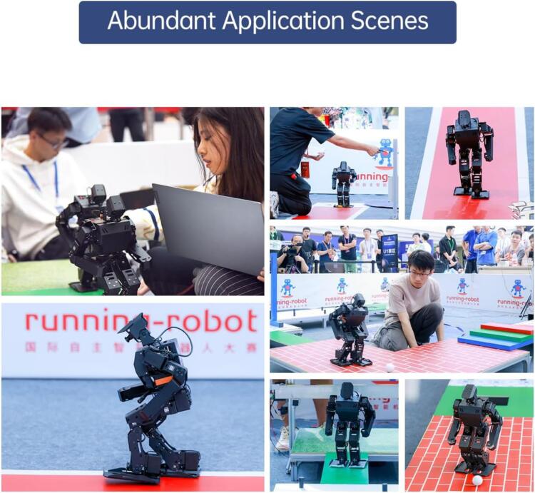 HIWONDER AiNex ROS Education AI Vision Humanoid Robot Powered by Raspberry Pi 5 Biped Inverse Kinematics Algorithm Learning Teaching Kit Standard Kit (Pi 5 4GB) - Image 3